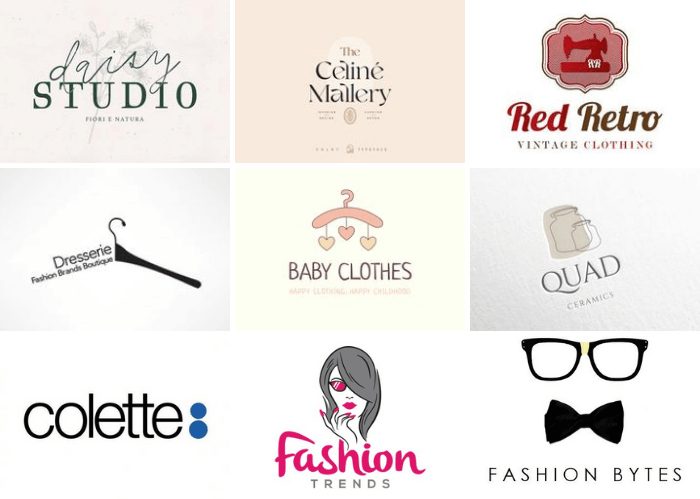 clothing shop logo template